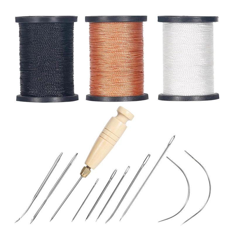 Leatherwork Tool Kit - ชุดเย็บหนัง Heavy Duty ชุดเย็บผ้า Leatherworking ชุดเครื่องมือเย็บด้ายเข็ม