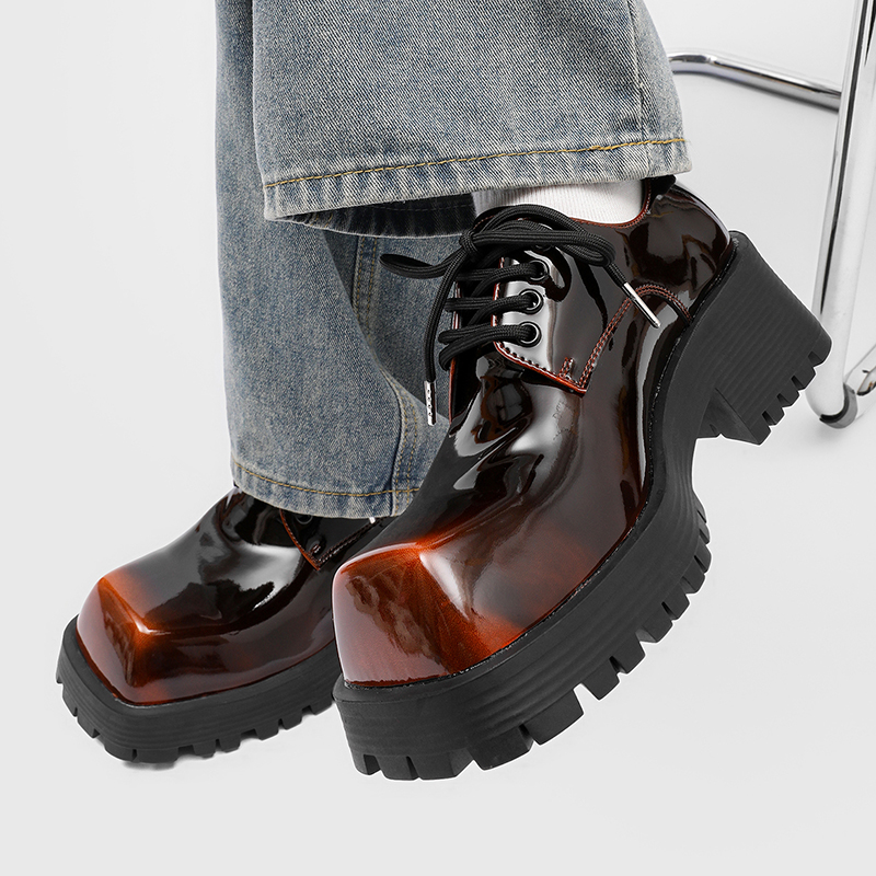รองเท้าหนังผู้ชายพื้นหนา สไตล์ - Leatherwork Designs บทวิจารณ์และราคา