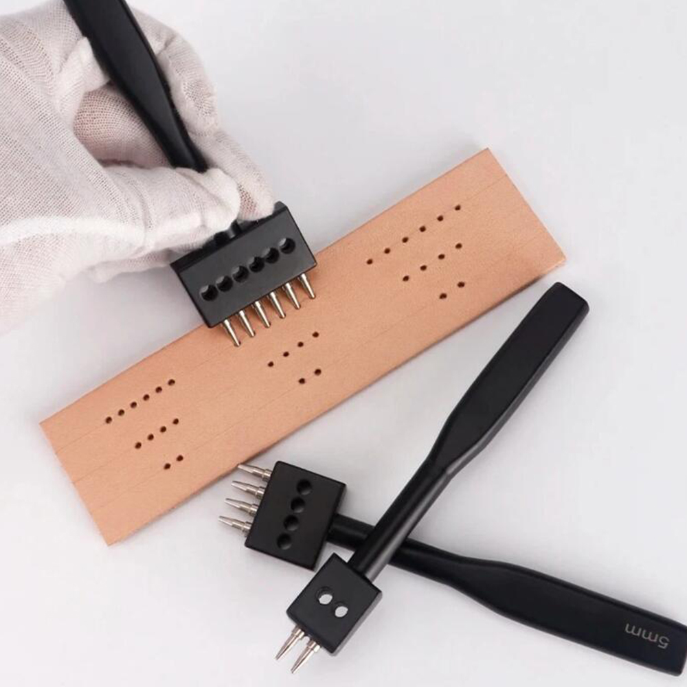 ชุดเครื่องมือเจาะรูหนังแบบง่าม - Leather Punch Revolving บทวิจารณ์และราคา