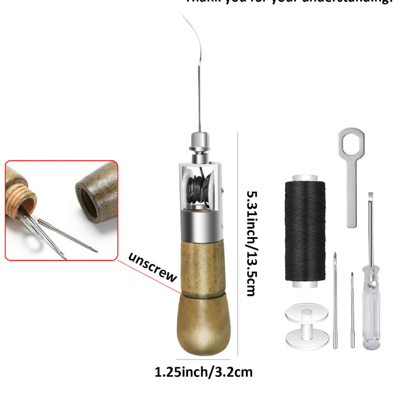 ชุดเครื่องมือเย็บหนังแบบมืออาช - Leatherwork Tool Kit บทวิจารณ์และราคา