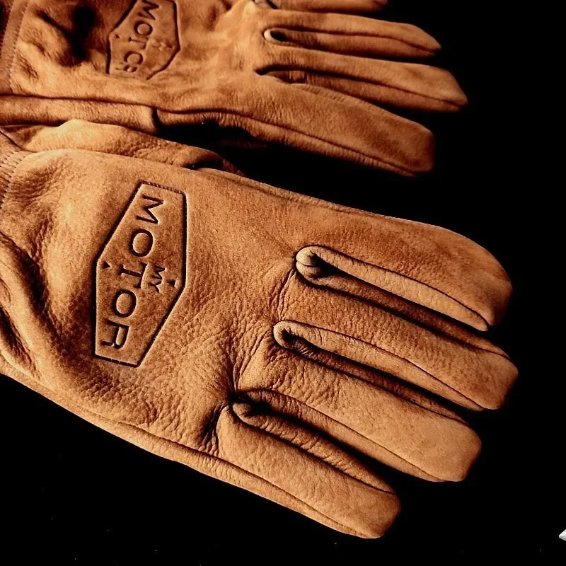 ถุงมือมอเตอร์ไซค์หนังวัวฟรอสต์ - Leatherworking Items บทวิจารณ์และราคา
