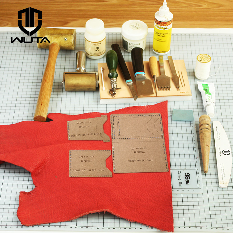 WUTA 913 Mini Card Case Kraft  - Leatherwork Tool Kit บทวิจารณ์และราคา
