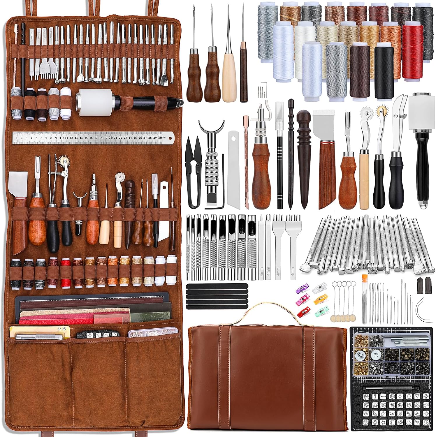 ชุดเครื่องมือหนัง ชุดอุปกรณ์งา - Leatherwork Tool Kit บทวิจารณ์และราคา