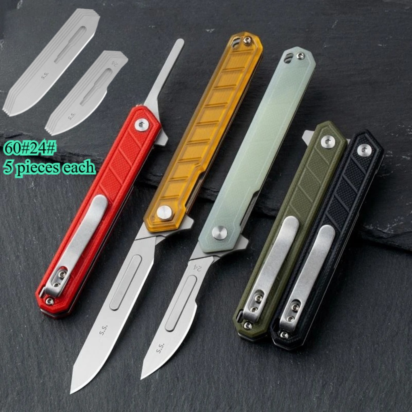 มีดทำมือพร้อมใบมีดเปลี่ยนได้ ด - Leatherworking Items บทวิจารณ์และราคา