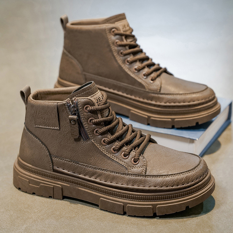 รองเท้าบูทหุ้มข้อสูง รองเท้าผู - Leatherworking Items บทวิจารณ์และราคา