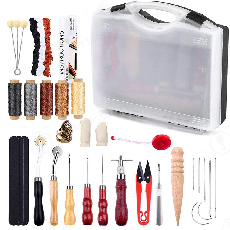 ชุดเครื่องมือเย็บหนังด้วยมือ D - Leatherwork Tool Kit บทวิจารณ์และราคา