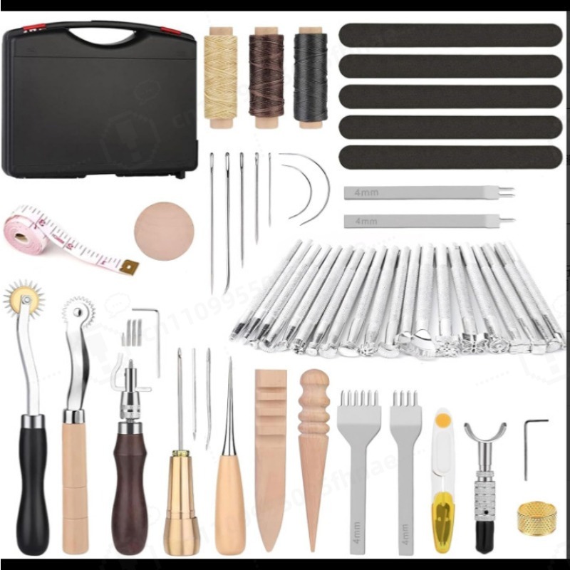 ชุดเครื่องมือเย็บหนังด้วยมือ D - Leatherwork Tool Kit บทวิจารณ์และราคา