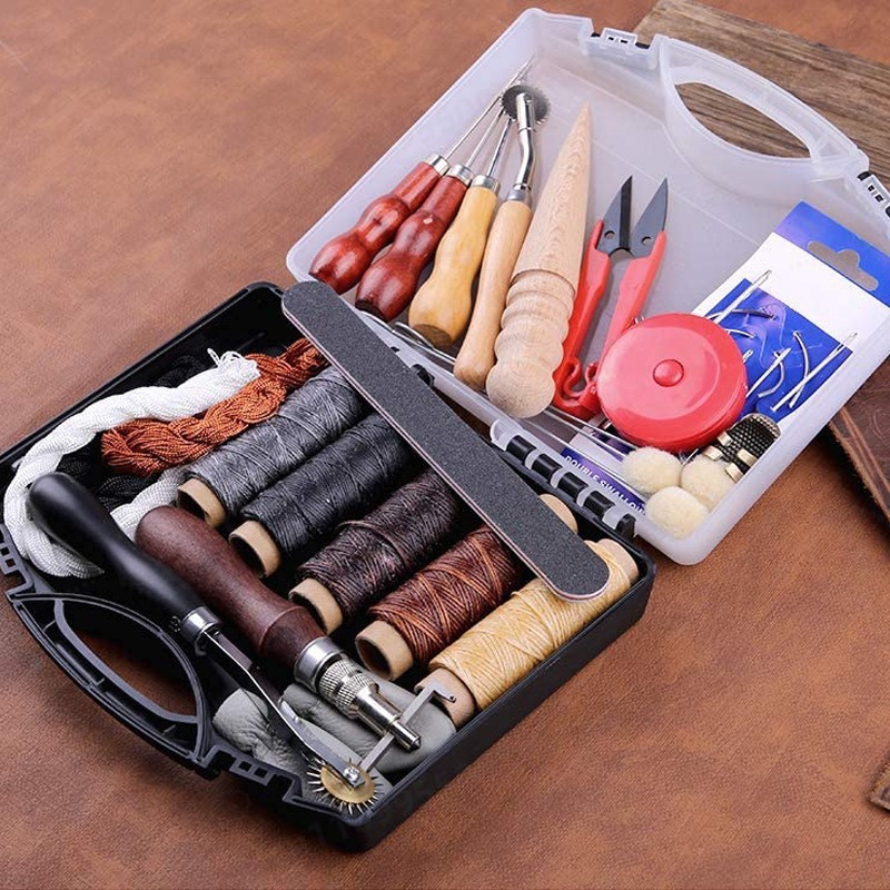 ชุดเครื่องมือเย็บหนังด้วยมือ D - Leatherwork Tool Kit บทวิจารณ์และราคา