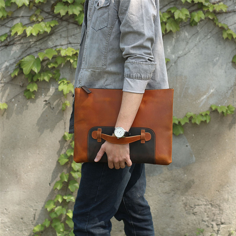 กระเป๋าคลัทช์หนังแท้ทำมือสไตล์ - Leatherwork Designs บทวิจารณ์และราคา