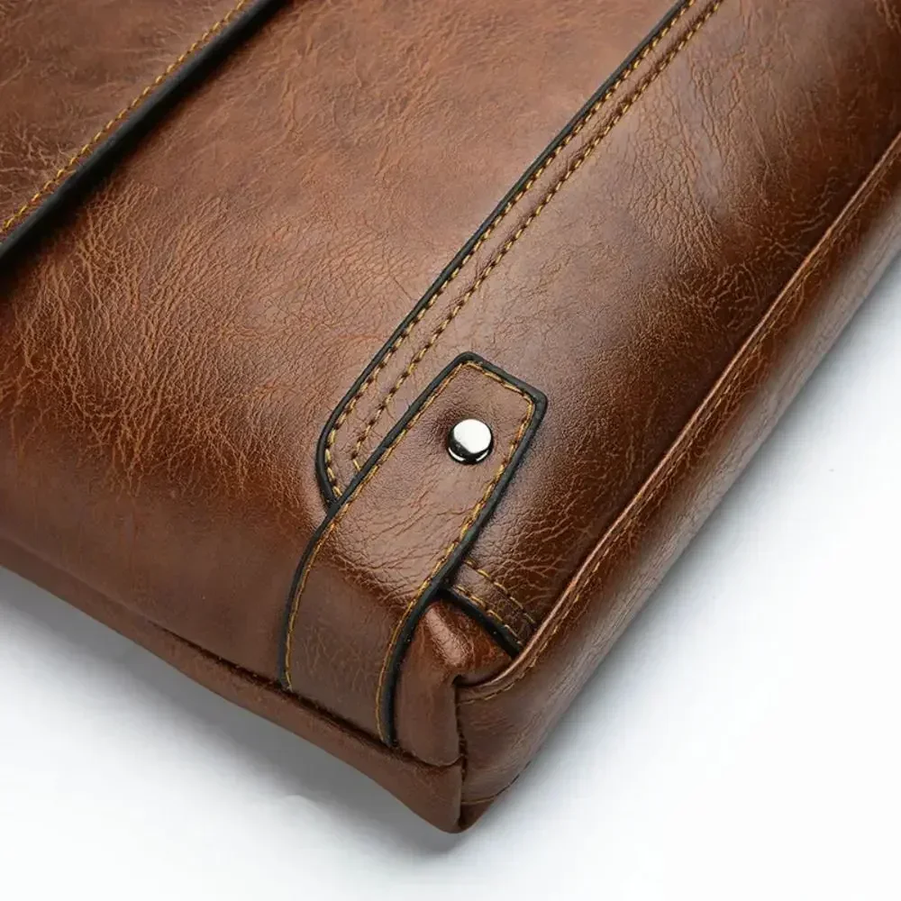 กระเป๋าเอกสารสำหรับผู้ชายกระเป - Leatherwork Designs บทวิจารณ์และราคา