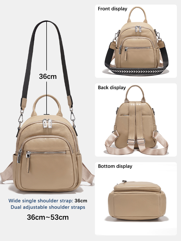 เซนซีกระเป๋าเป้สะพายหลังหนังแท - Leatherwork Designs บทวิจารณ์และราคา