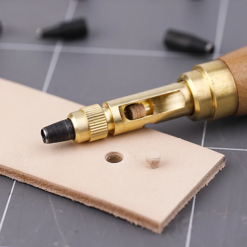 เครื่องเจาะรูอัตโนมัติแบบสายพา - Leather Punch Revolving บทวิจารณ์และราคา