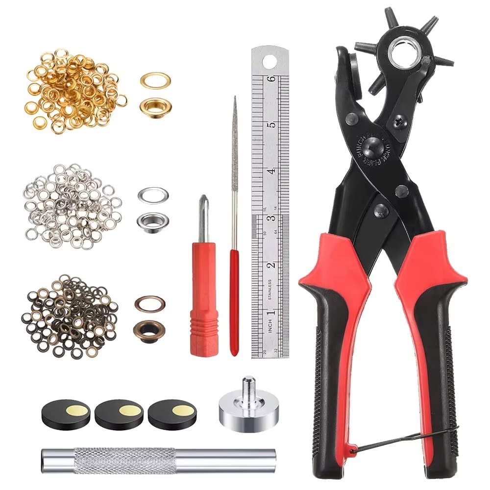เครื่องมือช่างหนัง คีมเจาะรูเข - Leather Punch Revolving บทวิจารณ์และราคา