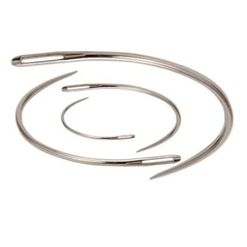 ชุดเข็มโค้งขนาดใหญ่ 4 ชิ้น สีเ - Leatherwork Hand Sewing Needles บทวิจารณ์และราคา