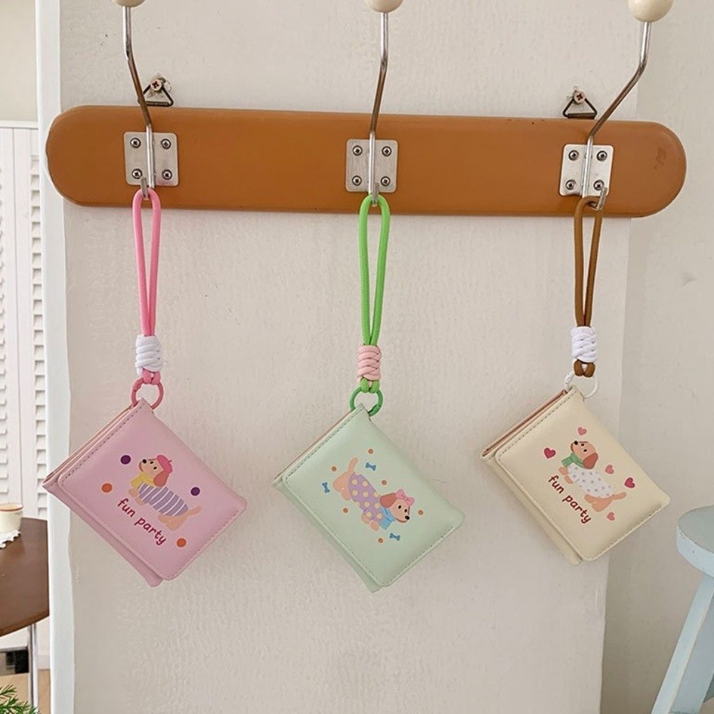 กระเป๋าใส่บัตร PU ลายสุนัขดัชช - Leatherworking Items บทวิจารณ์และราคา