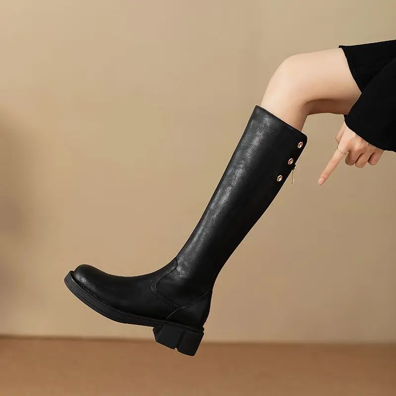 รองเท้าบูทผู้หญิงทรงสูงถึงเข่า - Leatherwork Designs บทวิจารณ์และราคา